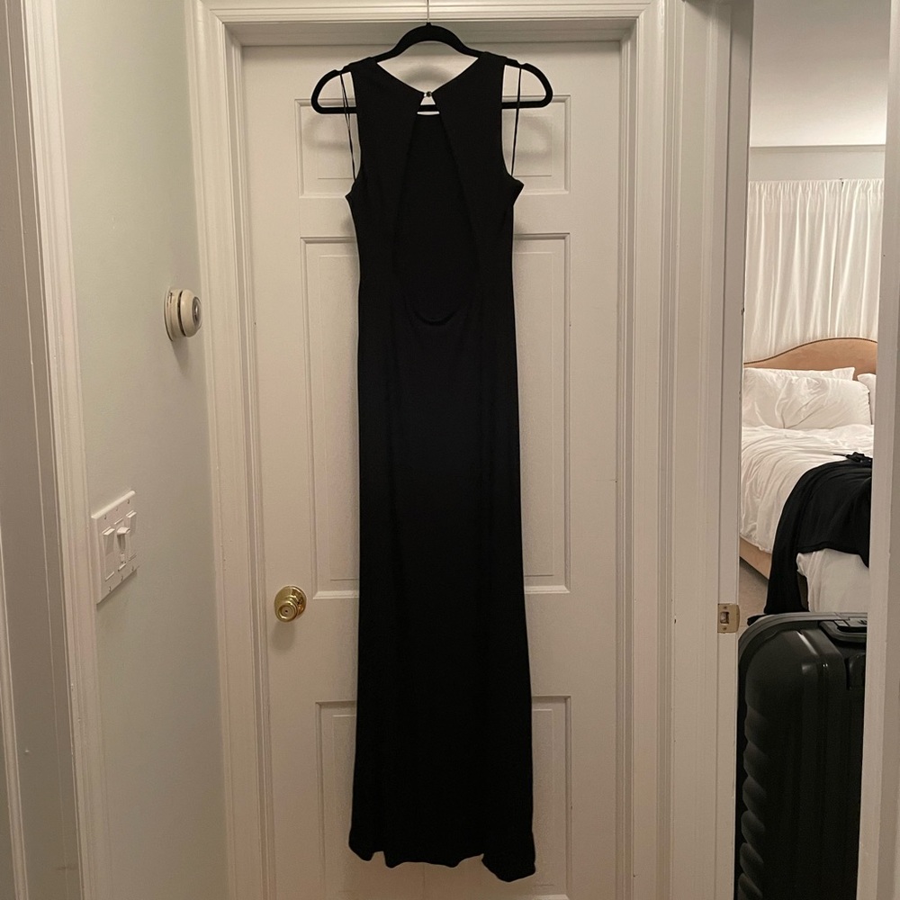 Ralph Lauren Black Label Backless Evening Gown